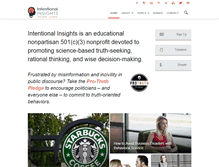 Tablet Screenshot of intentionalinsights.org